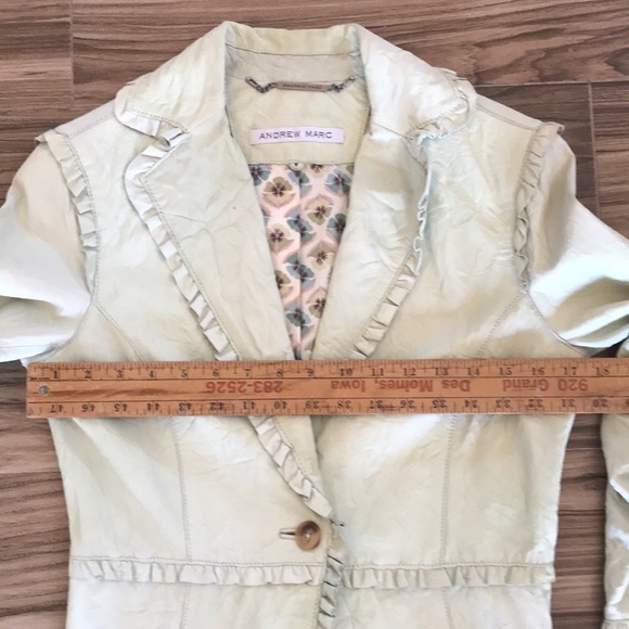 Mint Green Ruffle Jacket - Picture 3 of 11